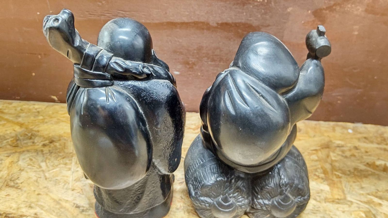 れいこY1701-6 極上 恵比寿 大黒天 置物 総重量249.9g Yahoo!オークション - 恵比寿 大黒天 24KGP 置物 2体セット