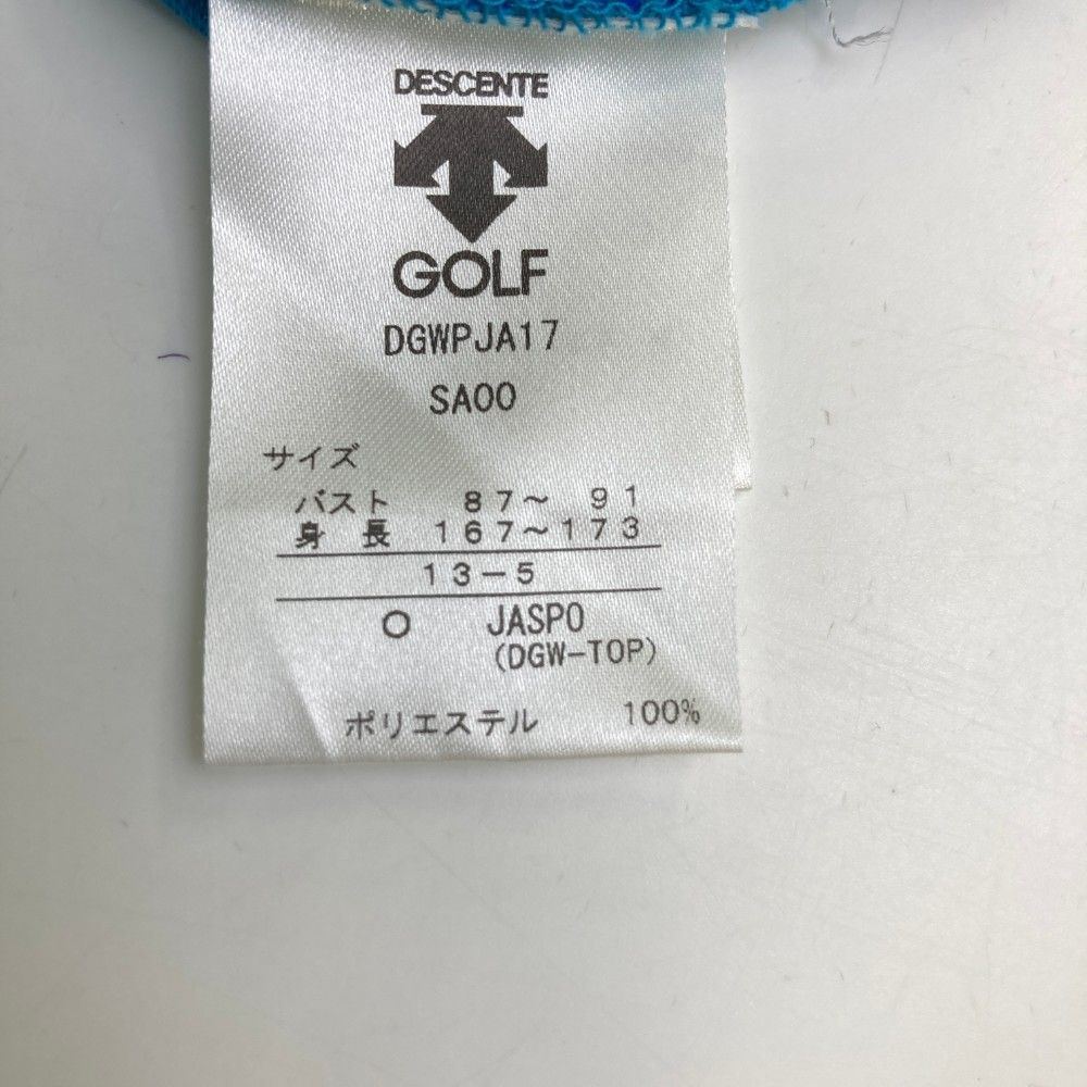 サイズ：O DESCENTE GOLF デサントゴルフ ハーフジップ ノースリーブ