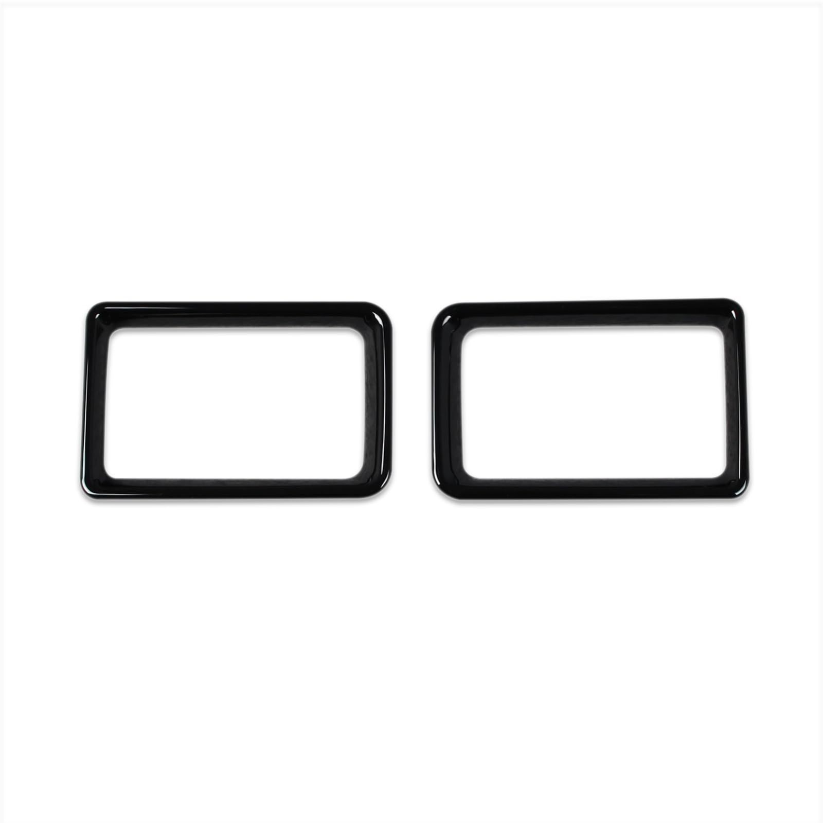 ピアノブラック RUIQ ダイハツ 新型 タント/タントカスタム/タント ファンクロス 内装 前側 エアコン リング ガーニッシュ 吹き出し口 パネル DAIHATSU Tanto CUSTOM FunCross 設計 (ピアノブラック)