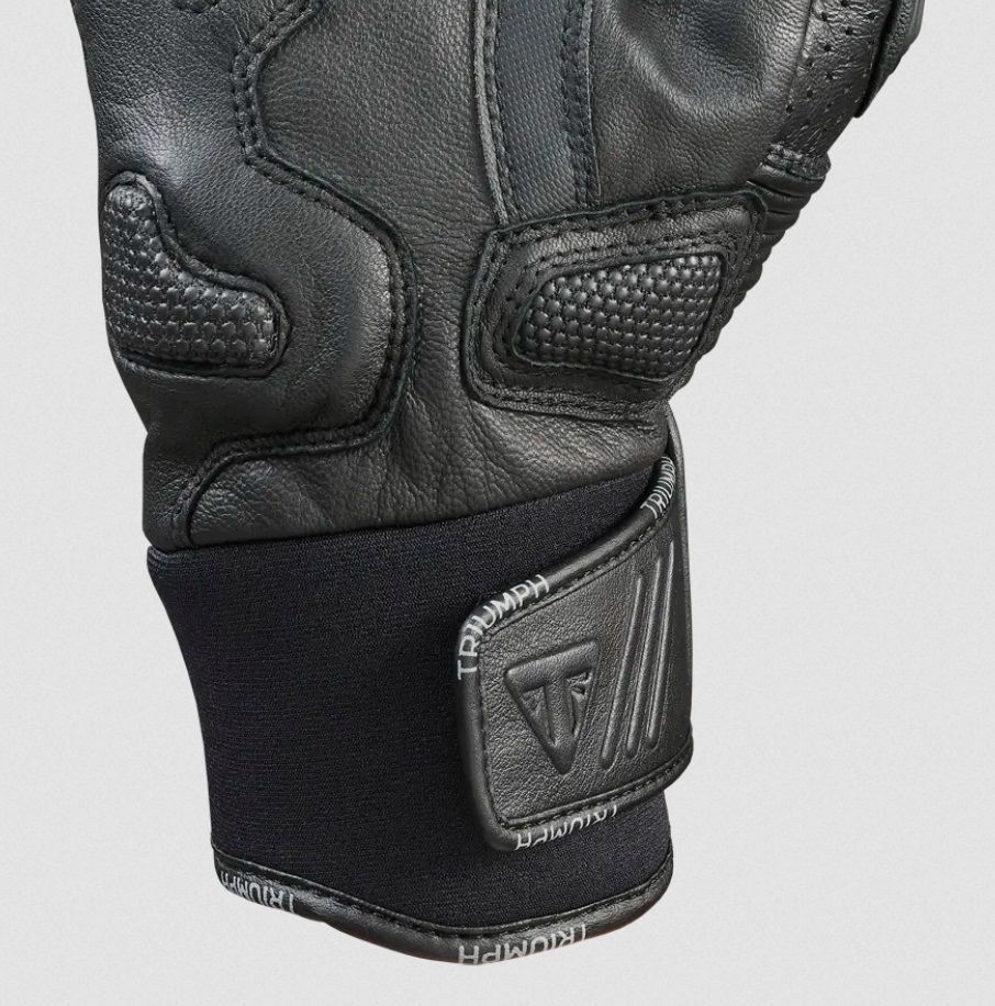 TRIUMPH トライアンフ Bullet Leather Gloves 黒 Mサイズ - メルカリ