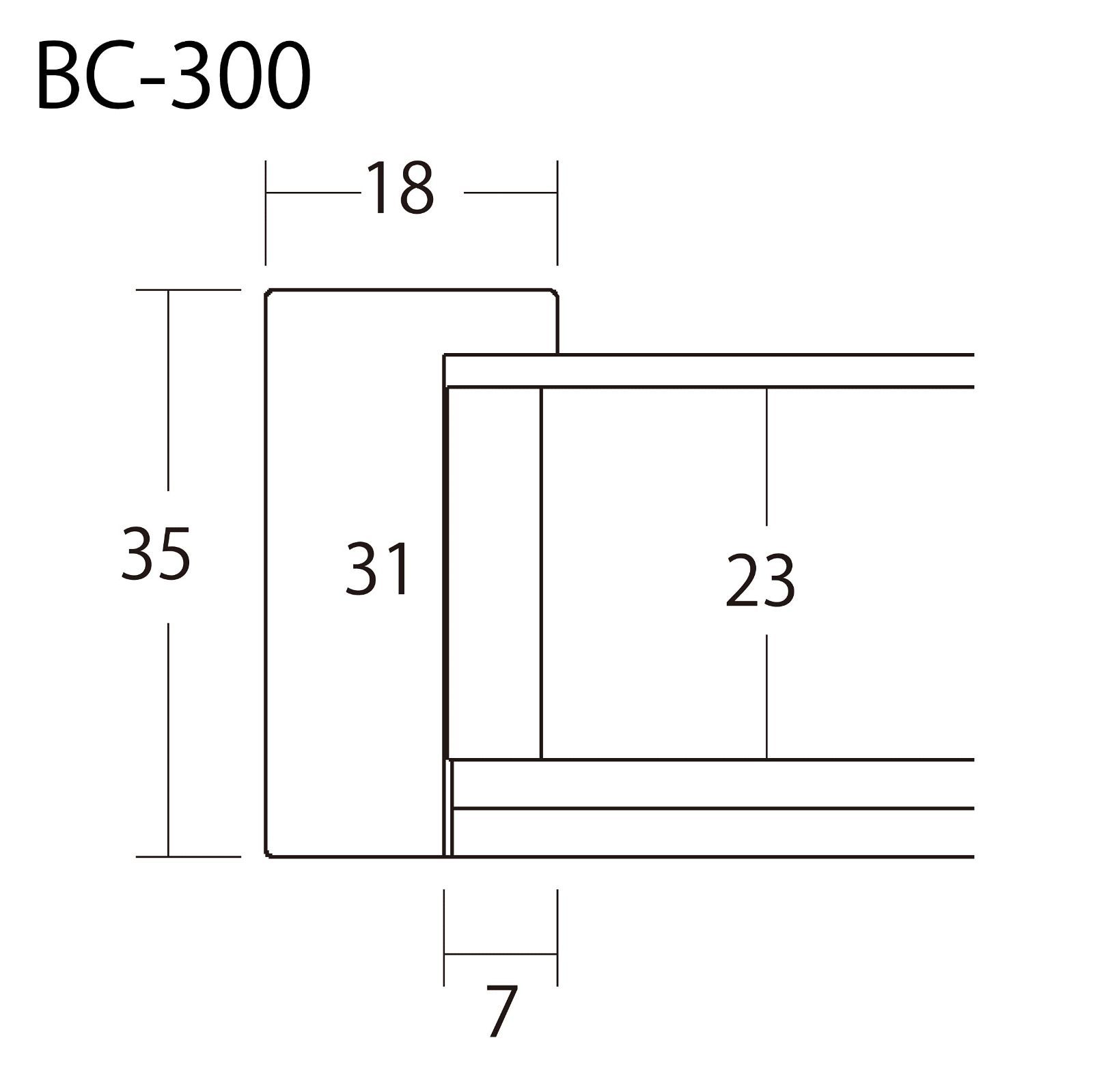 大額 デッサン額 BC-300 OA-B3 ブラウン UVカットアクリル