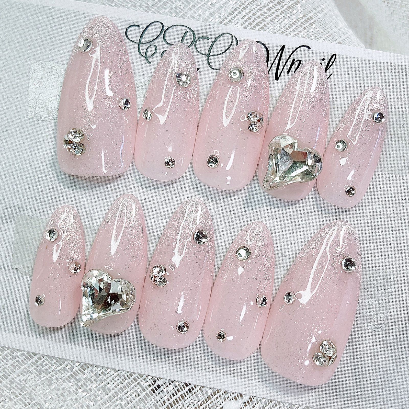 ネイルチップ現品 ガーリー 量産型 マグネットネイル マグネットグラデ  