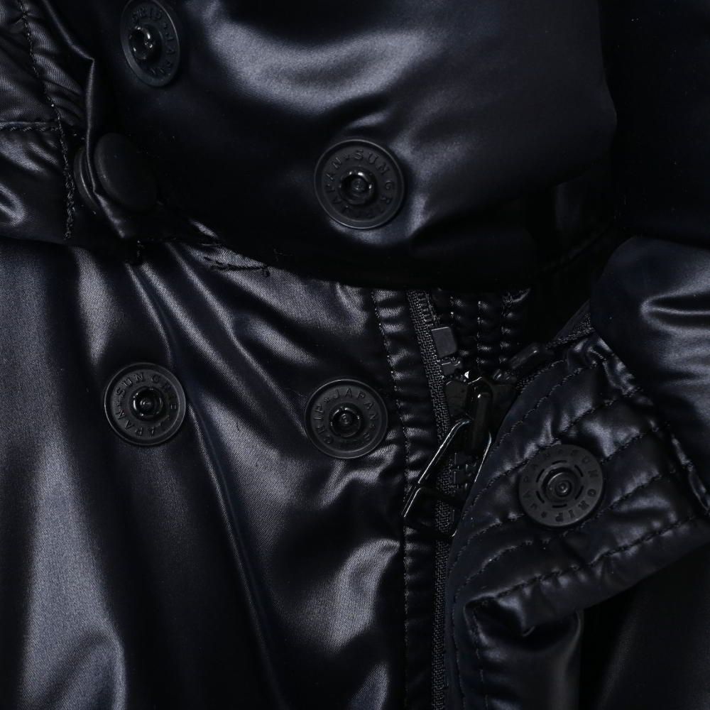 ISSEY MIYAKE 2way ダウンジャケット 4 ブラック イッセイミヤケ 