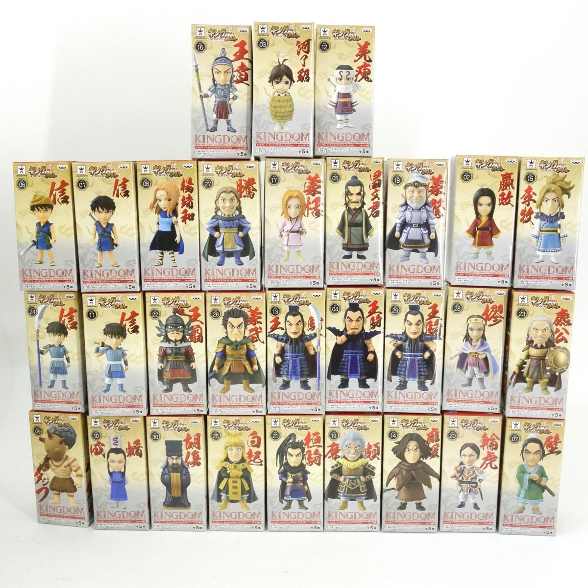[最安値] キングダム　ワールドコレクタブルフィギュア　全種類コンプリートセット 未開封】KINGDOM キングダム ワールドコレクタブルフィギュア