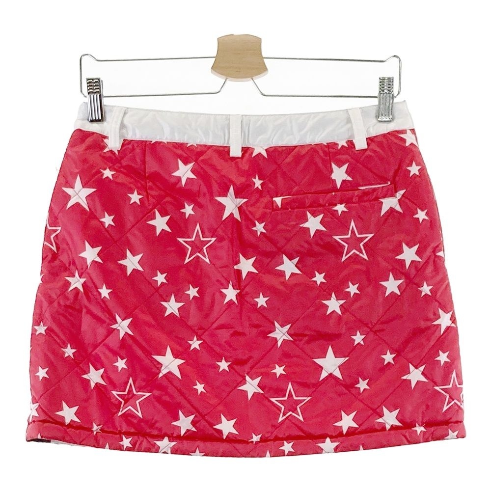 サイズ：M CALLAWAY キャロウェイ 中綿 リバーシブルスカート 星 総柄