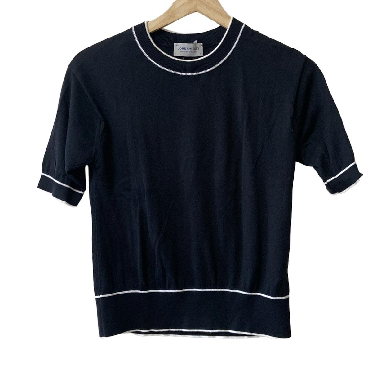 新品　JOHN SMEDLEY 30Gクルーネック半袖コットンニット 新品 JOHN SMEDLEY 30Gクルーネック半袖コットンニット JOHN SMEDLEY