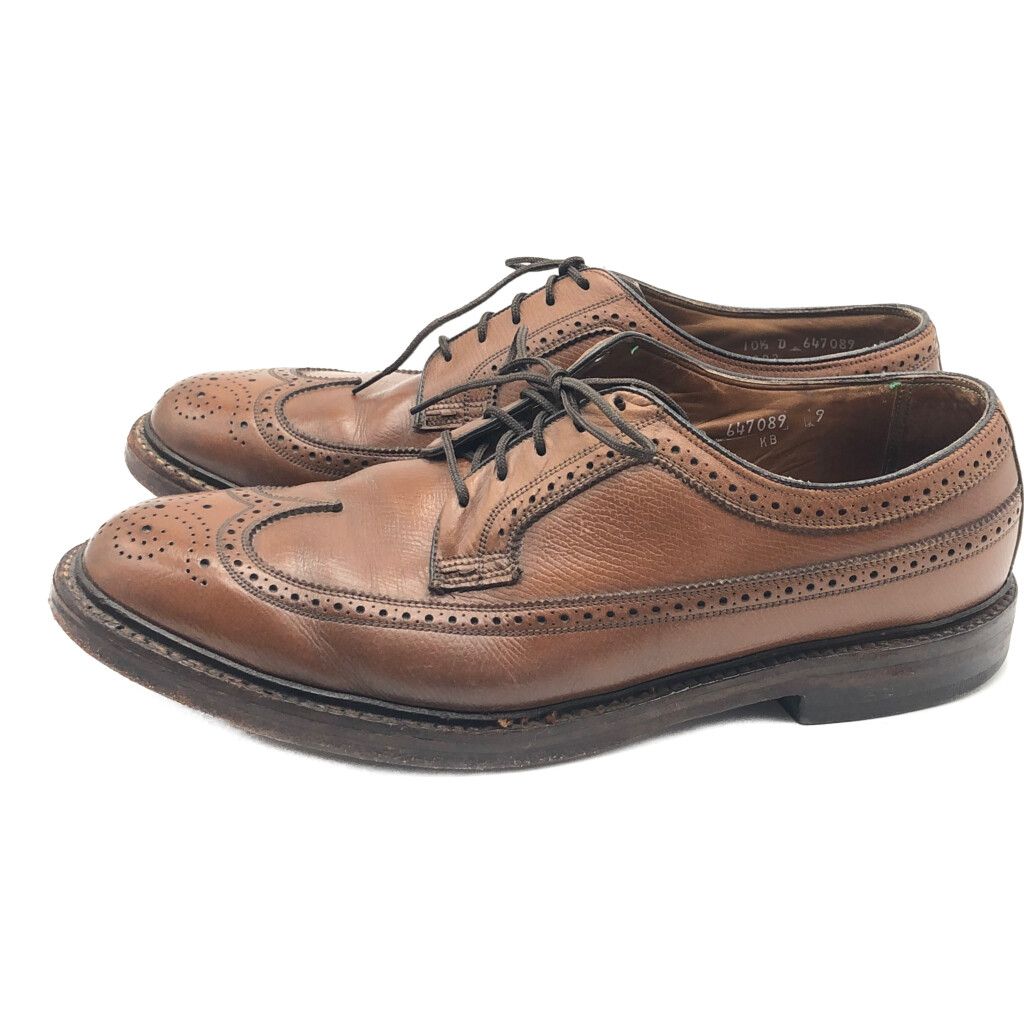 80年代 FLORSHEIM フローシャイム インペリアル ケンムーア レザーシューズ ブラウン (メンズ 10 1/2 D) 中古 古着 KA0664  - メルカリ