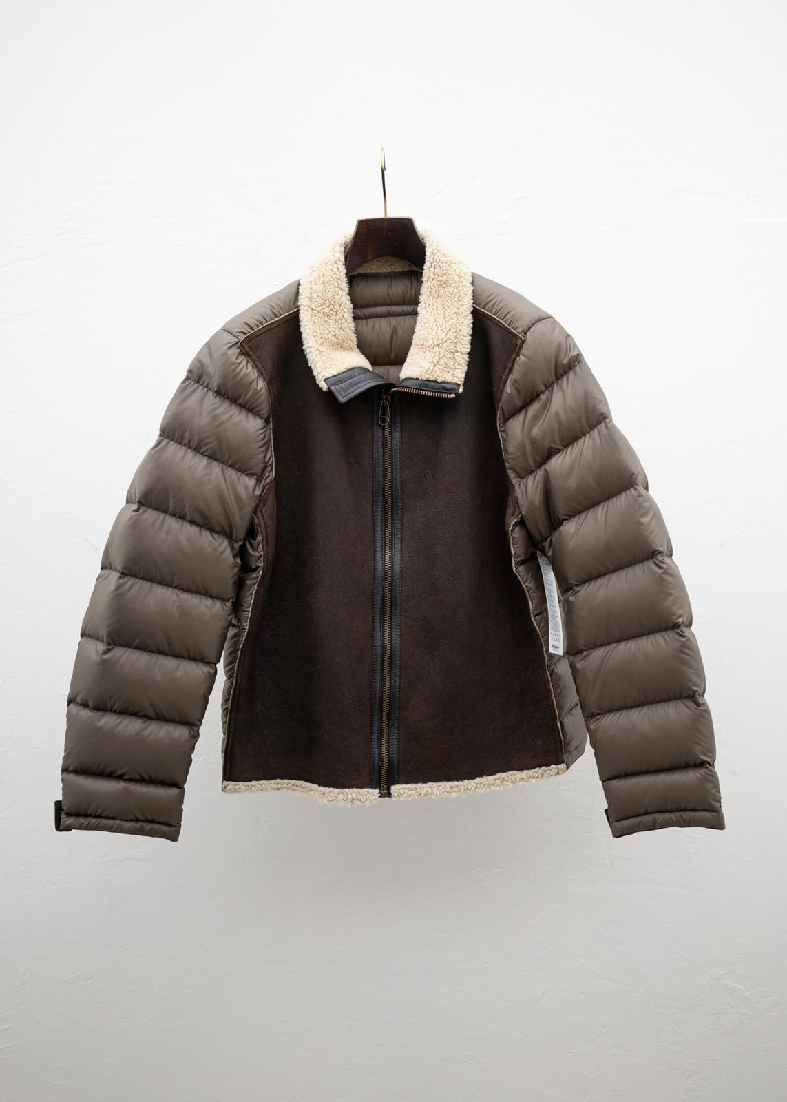 テンシー ムートン フードライナー 46 ten-c ブラウン ダウン Ten-C