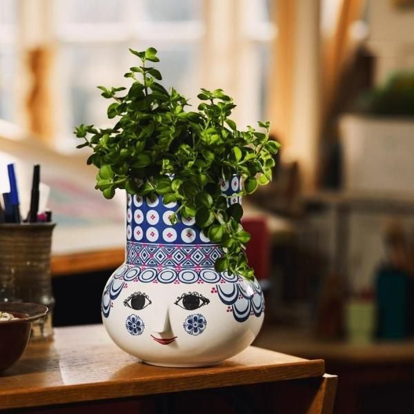 Olga オルガ フラワーベース H20cm ブルー BJORN WIINBLAD ビヨン