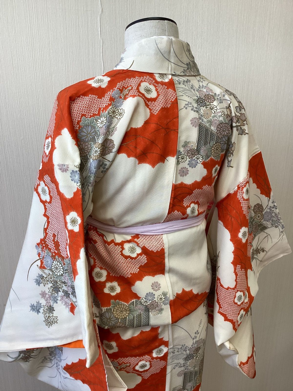 子供用着物 襦袢 セット 着物 リサイクル着物 御所解 k-486 着物