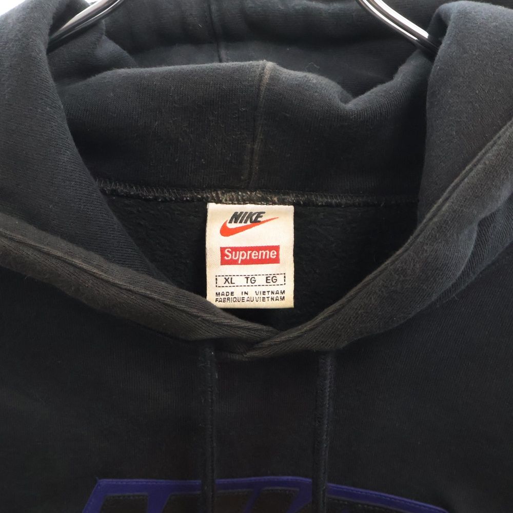 SUPREME (シュプリーム) 19AW×NIKE Leather Applique Hooded 