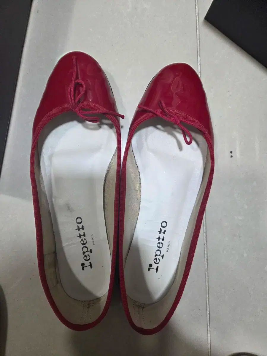Repetto レペット レッド 光沢 37 5