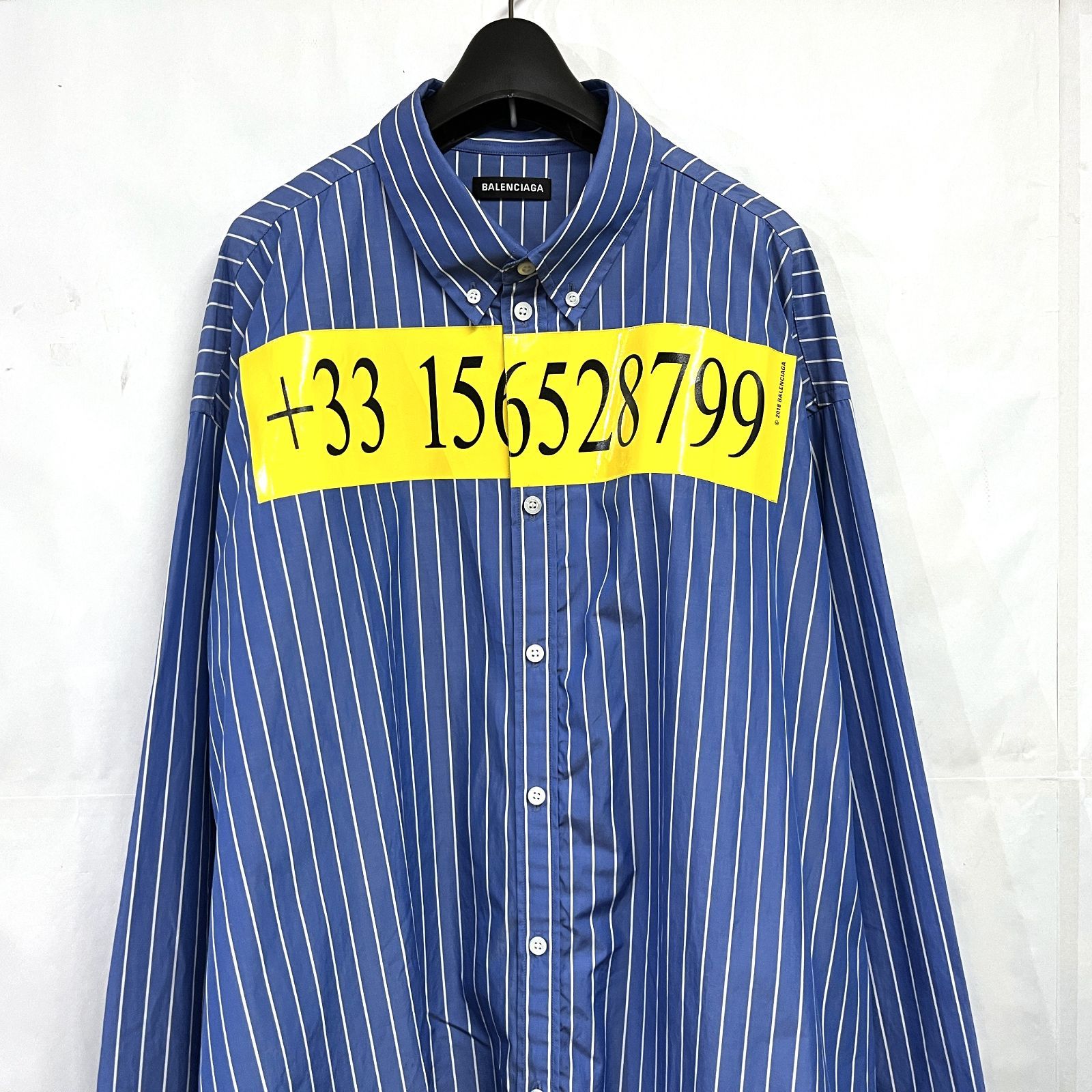 ストライプ ボタンダウンシャツ