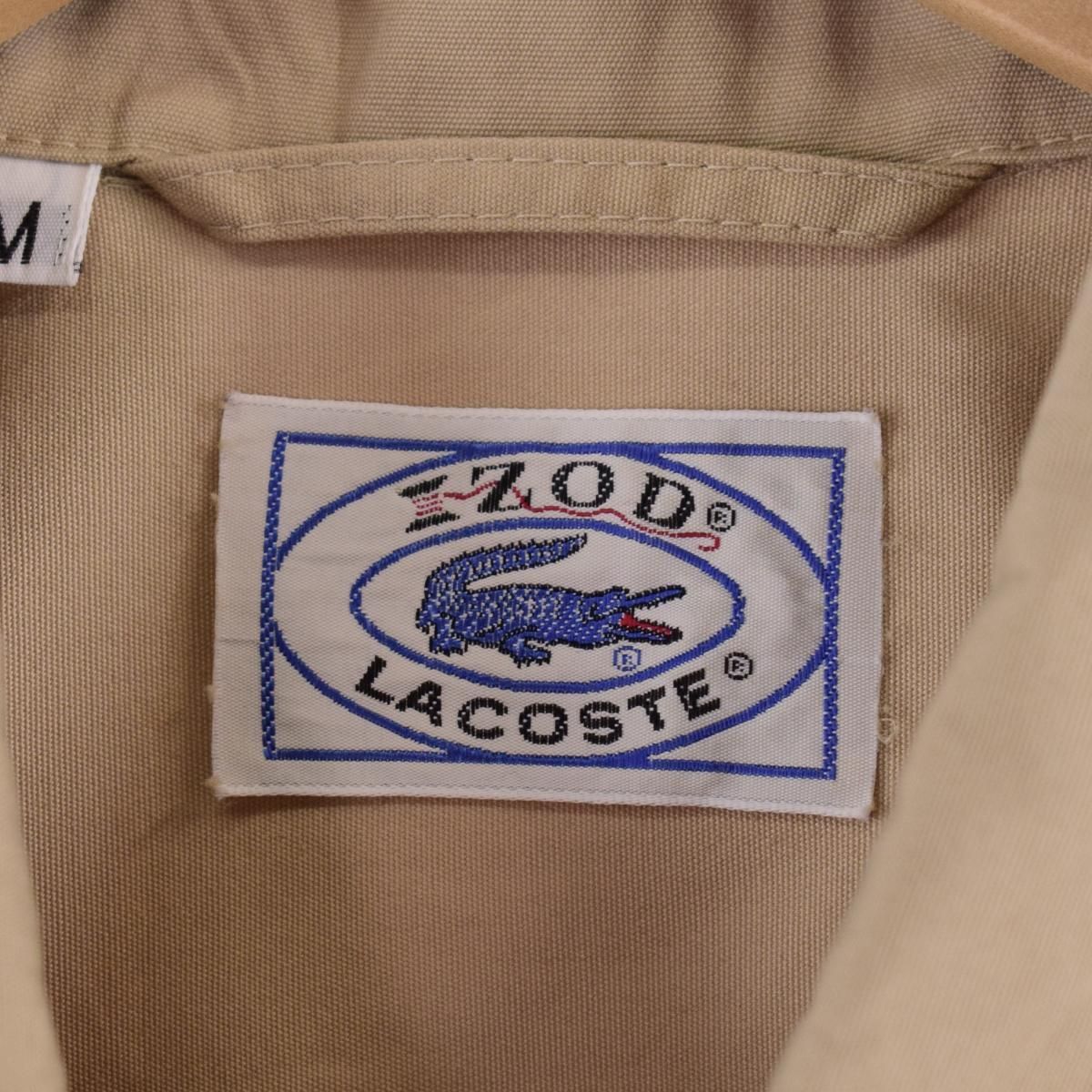 古着 80年代 ラコステ LACOSTE IZOD ハリントンジャケット スイング