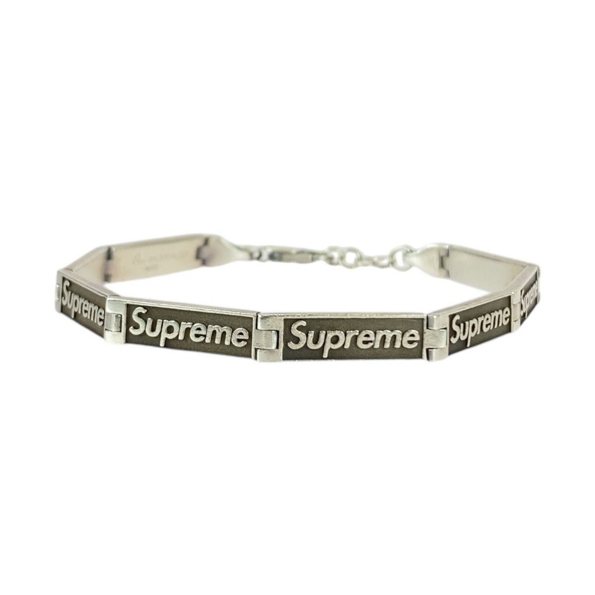 超 Supreme シュプリーム SUPREME × Jacob-Co シルバー シルバー925 ブレスレット メンズ 505564