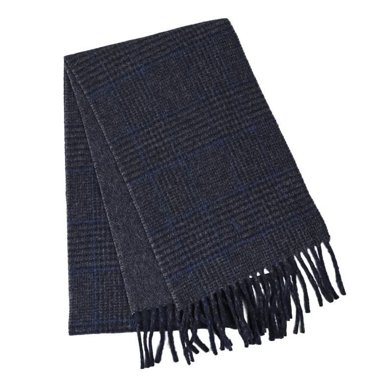 ポロ ラルフローレン POLO RALPH LAUREN マフラー リバーシブル チェック柄 メンズ レディース 男女兼用 ネイビーチェック PC0945 406