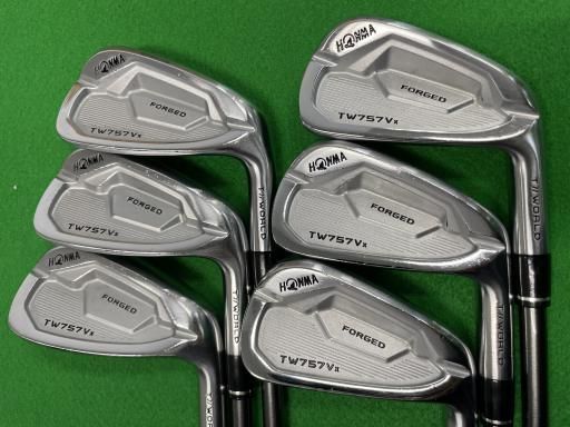 本間ゴルフ TOUR WORLD TW757Vx 6S アイアンセット IR VIZARD IB-WF85 フレックスS メンズ 男性用 右利き 右用 Cランク ゴルフクラブ