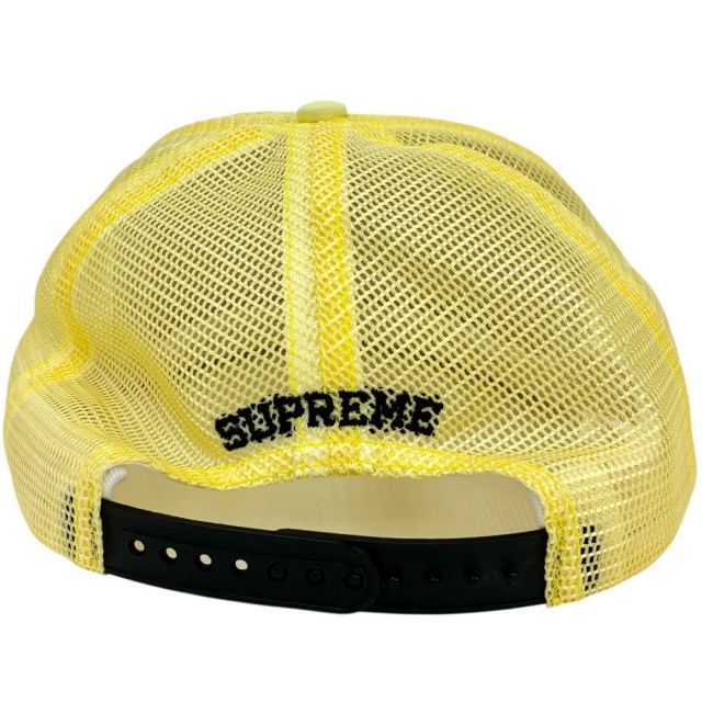 Supreme Repeat Mesh Back 5-Panel イエロー18SS メッシュ