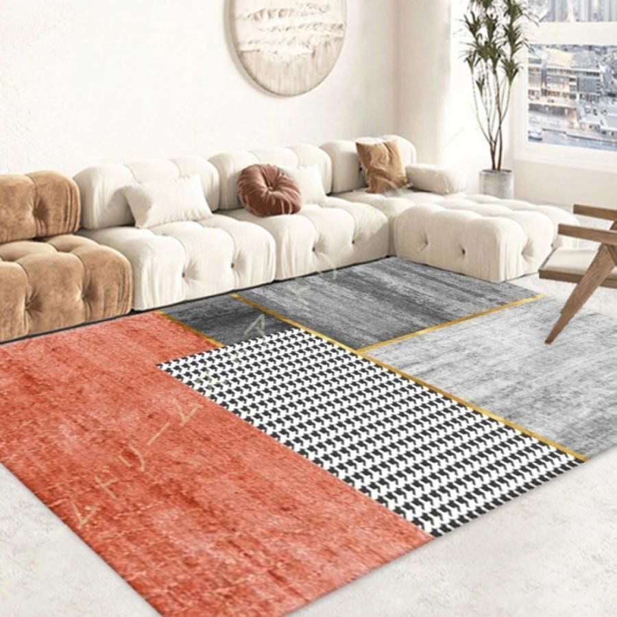 ds-2414406 ラグ 長方形 低反発 オールシーズン 滑りにくい加工 シンプル アイボリー 約4畳 約200×300cm ホットカーペット ｜低反発 ラグマット マット 200*200cm カーペット ラグ