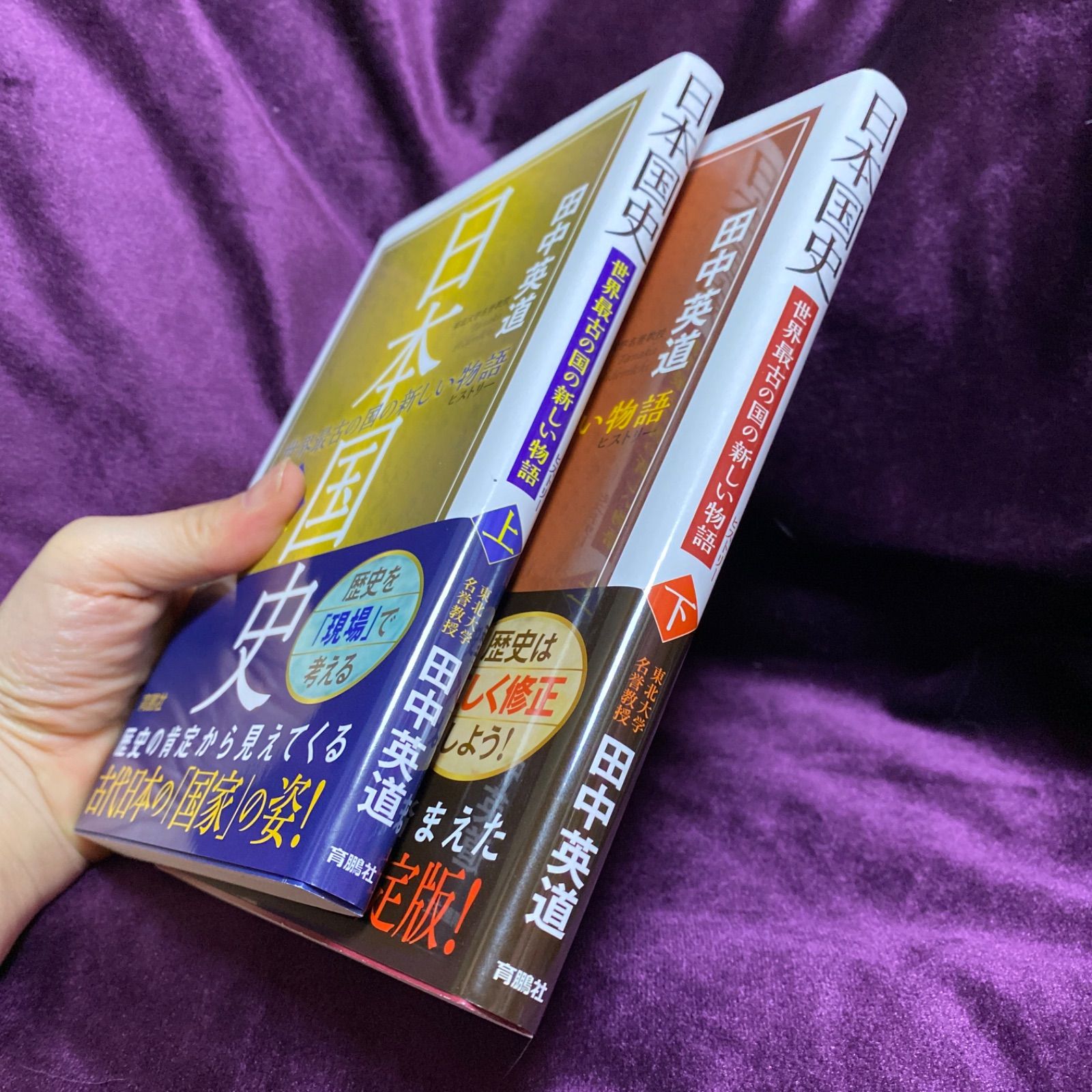 日本国史(上)(下)」 2巻セット 田中英道 - あまくう@本をメインに販売