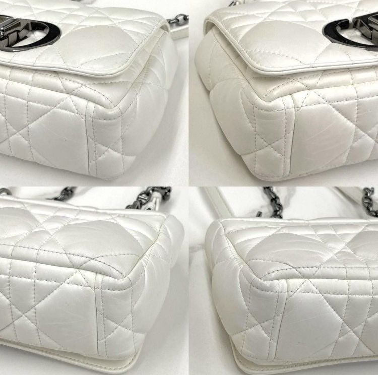 ディオール　カロ　スモール　白　ショルダーバッグ　カナージュ　2022年 楽天市場】Dior CARO ディオール スモールバッグ カナージュ カーフ