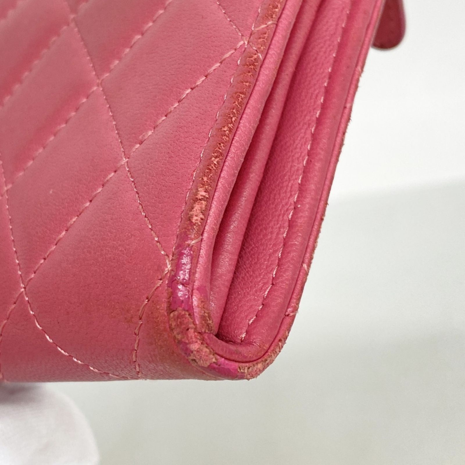 シャネル(Chanel) シャネル 長財布 マトラッセ ラムスキン
