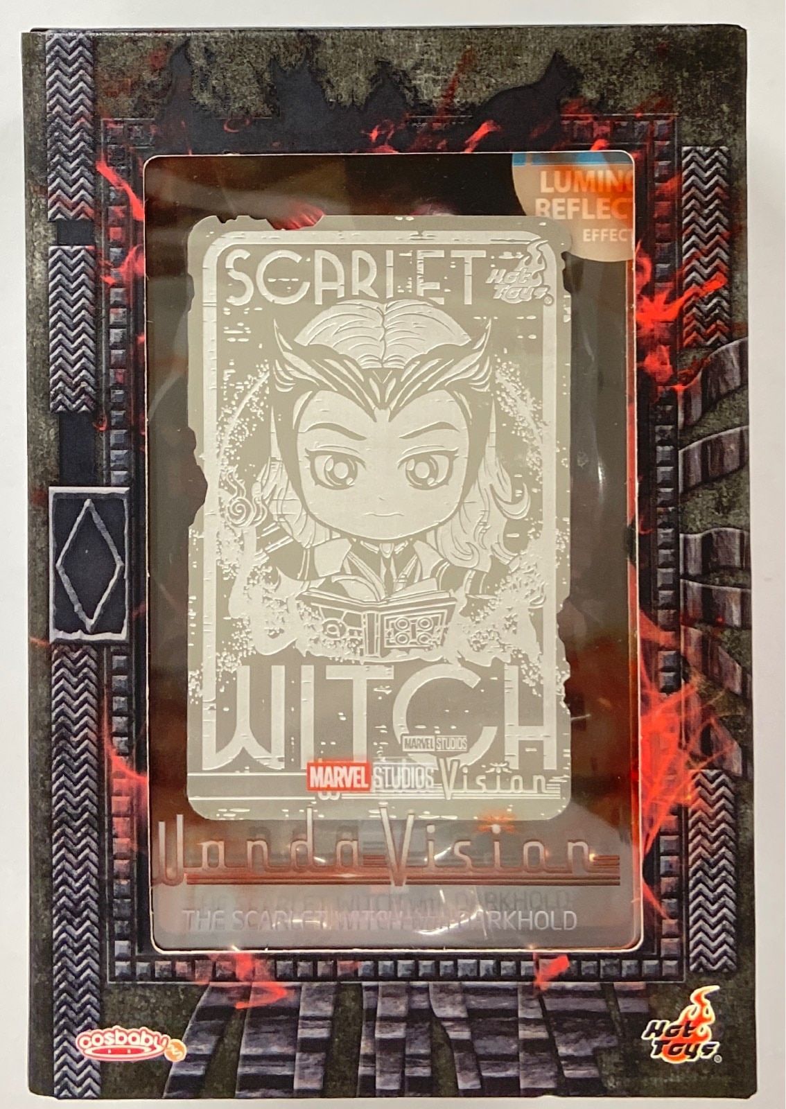 HOTTOYS COSBABY (S) BOBBLE HEAD THE SCARLET WITCH / WITH DARK HOLD COSB900