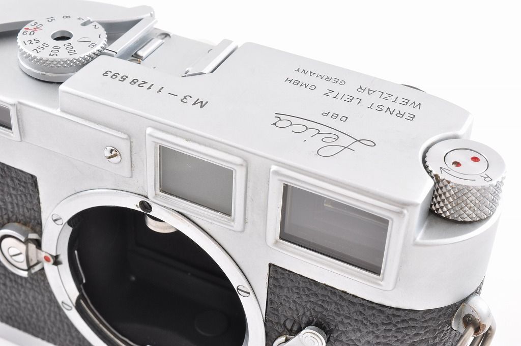 専門家による整備済 Leica ライカ M 3 シングルストローク シルバー レンジファインダー フィルムカメラ 1128593