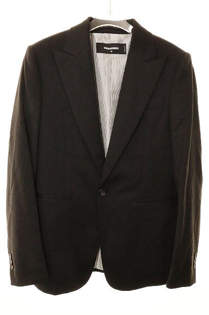 DSQUARED2 テーラードジャケット 48 ブラック　新品同様 楽天市場】ディースクエアード DSQUARED2 メンズ アウター
