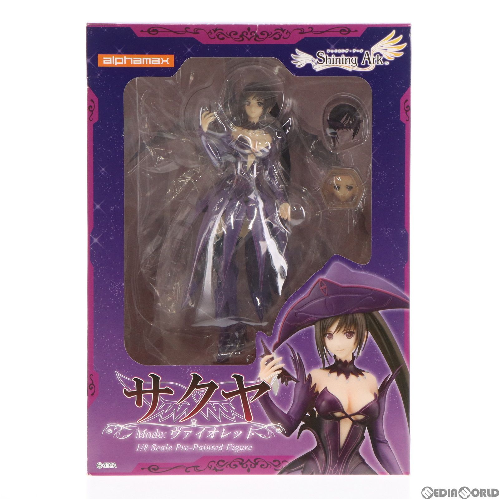 alphamax - シャイニング・アーク サクヤ Mode:ヴァイオレット 1/8 完成品フィギュア Amazon.co.jp: シャイニング・アーク サクヤ -Mode