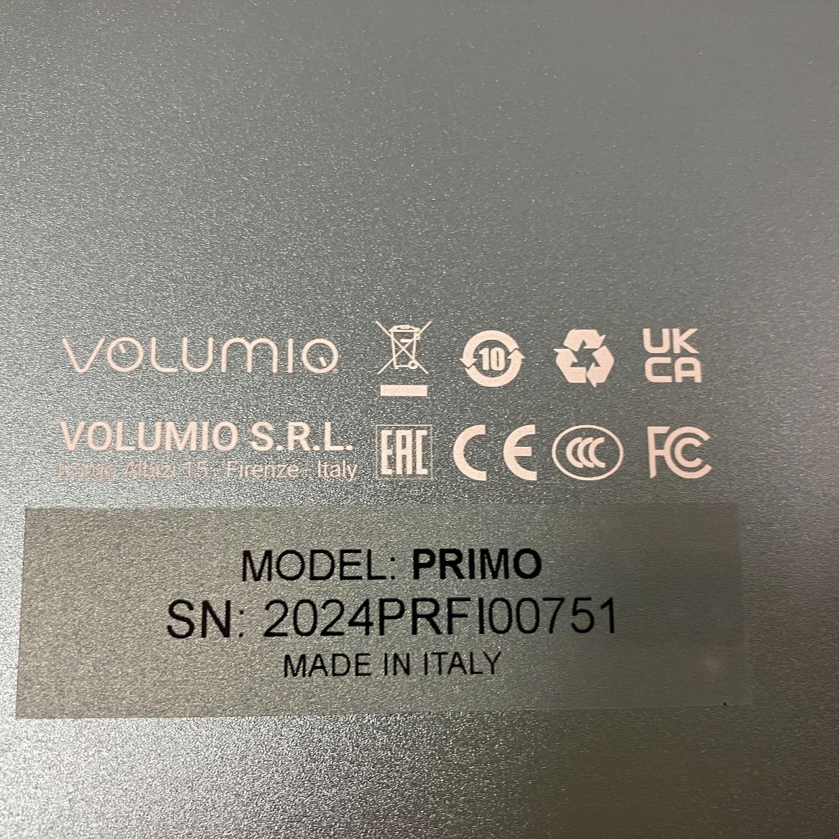 VOLUMIO PRIMO