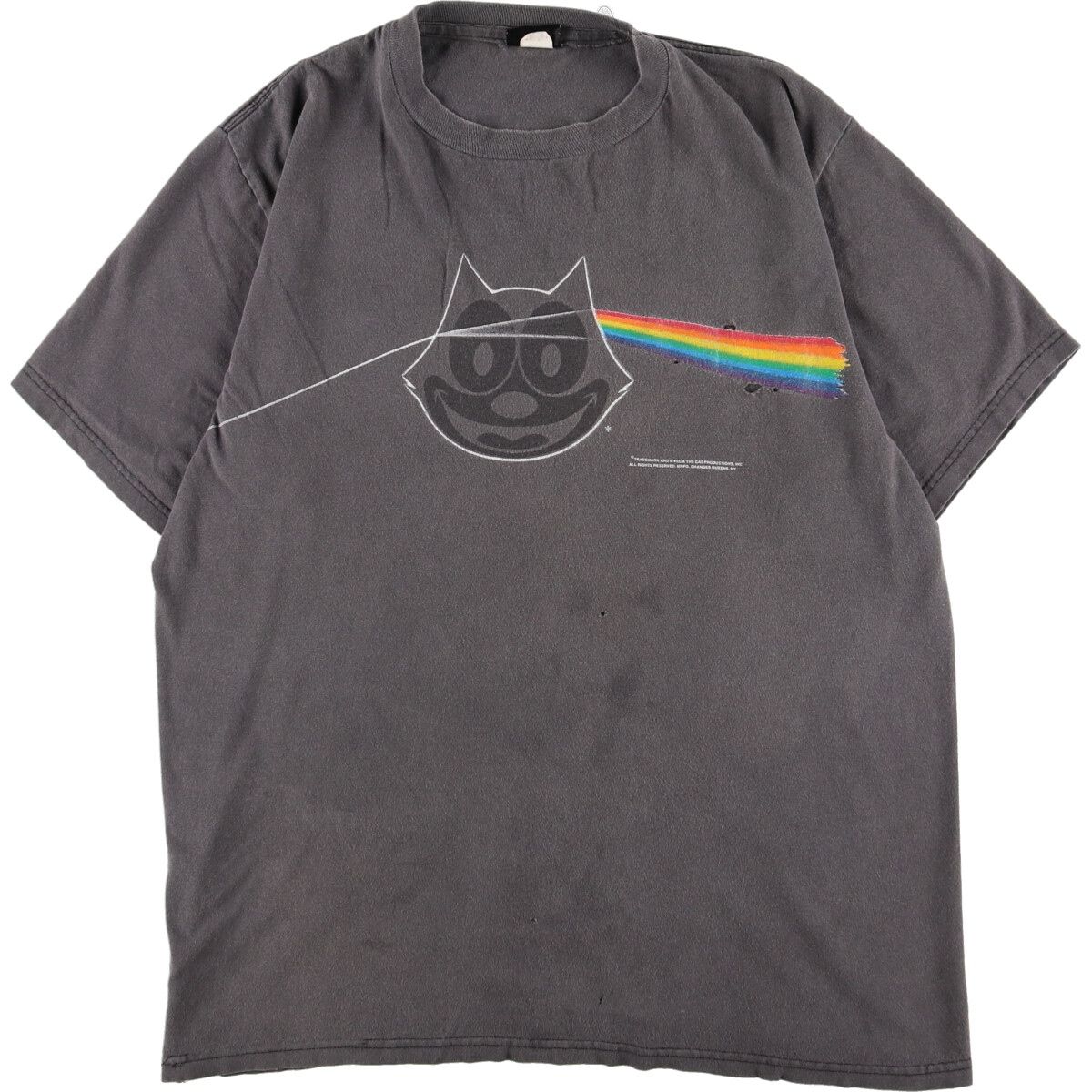新品未使用フェリックス・ザ・キャット 半袖TシャツLL古着　90年代　アメリカ 90s 90年代 フェリックス 黒 ブラック アメリカ製 半袖