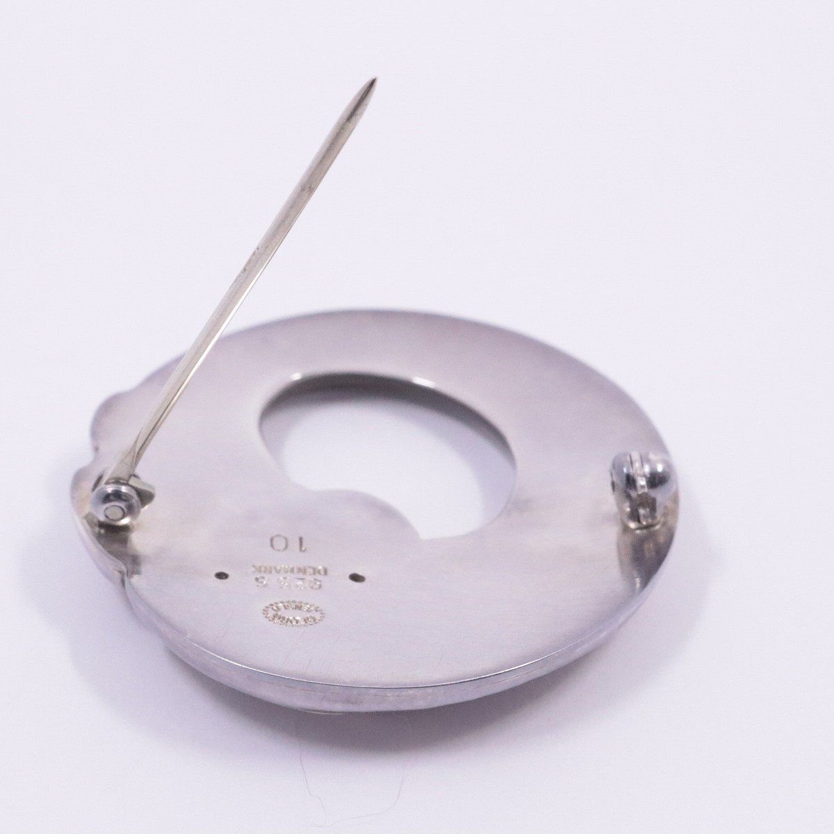 GEORG JENSEN ジョージジェンセン 10 魚モチーフ ブローチ