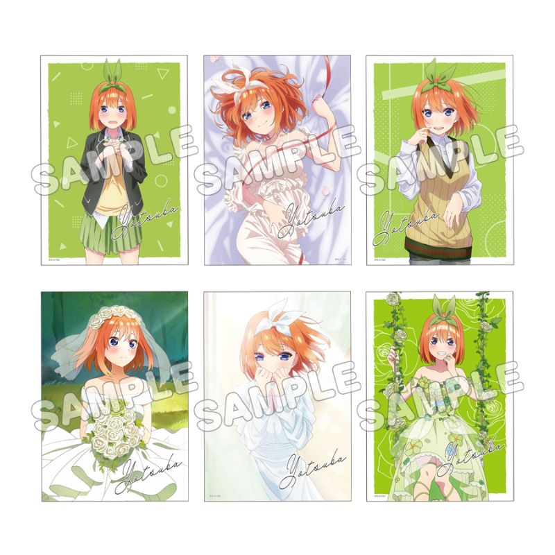 【新品/公式】五等分の花嫁∽ ブロマイド6枚セット／中野四葉 公式グッズ colleize