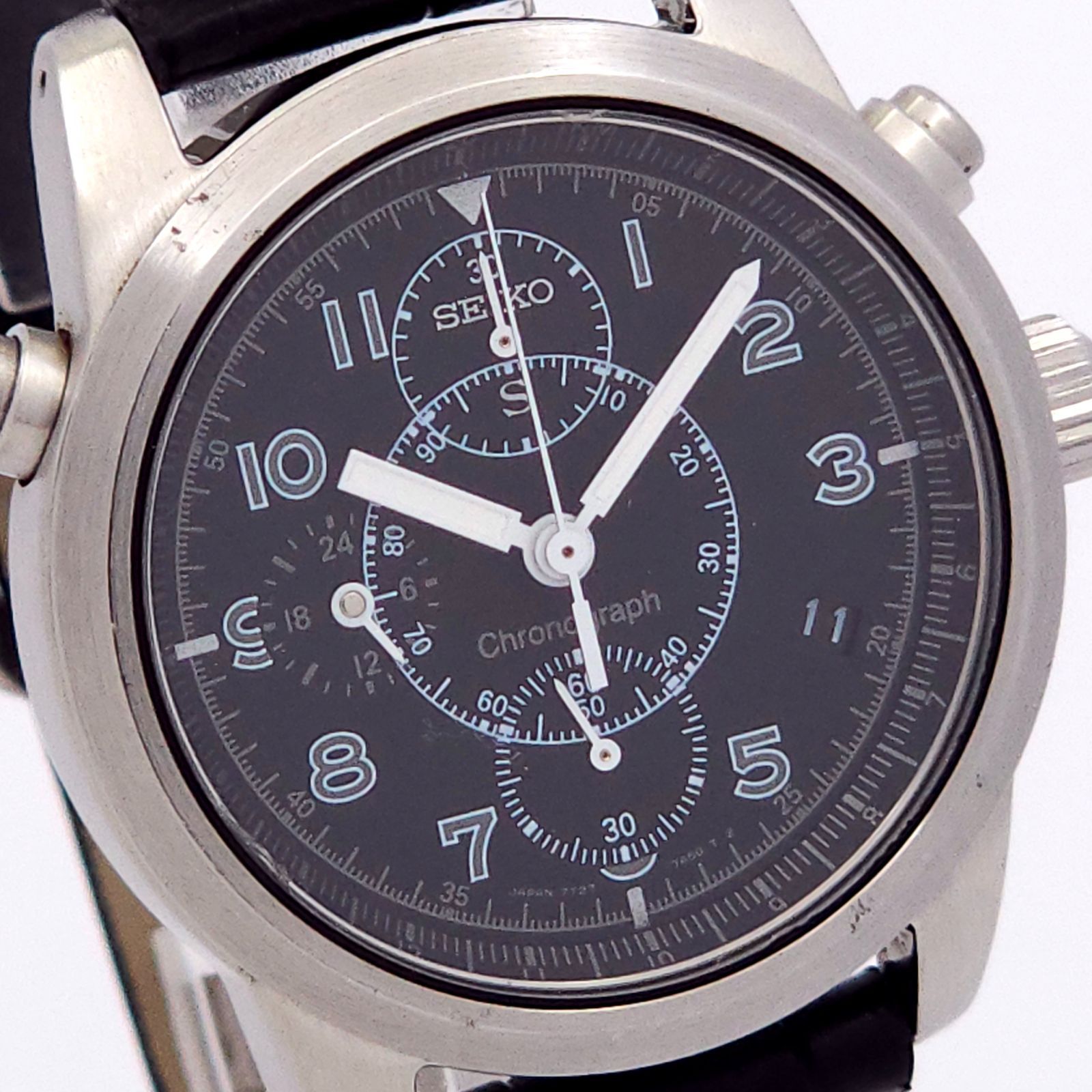 Yahoo!オークション 美品 SEIKO セイコー SUS サス 腕時計 7T27-7A40 