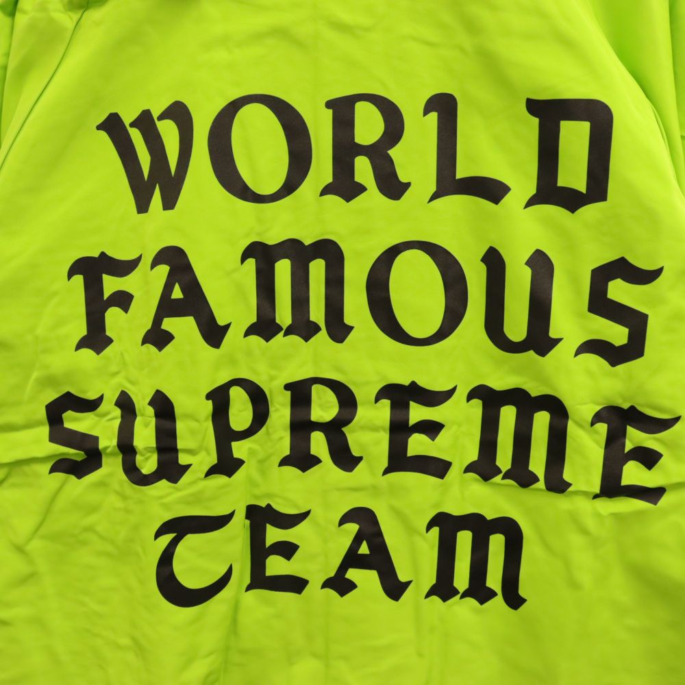 SUPREME (シュプリーム) 20SS World Famous Coaches Jacket ワールドフェイマス コーチ ジャケット グリーン  - メルカリ