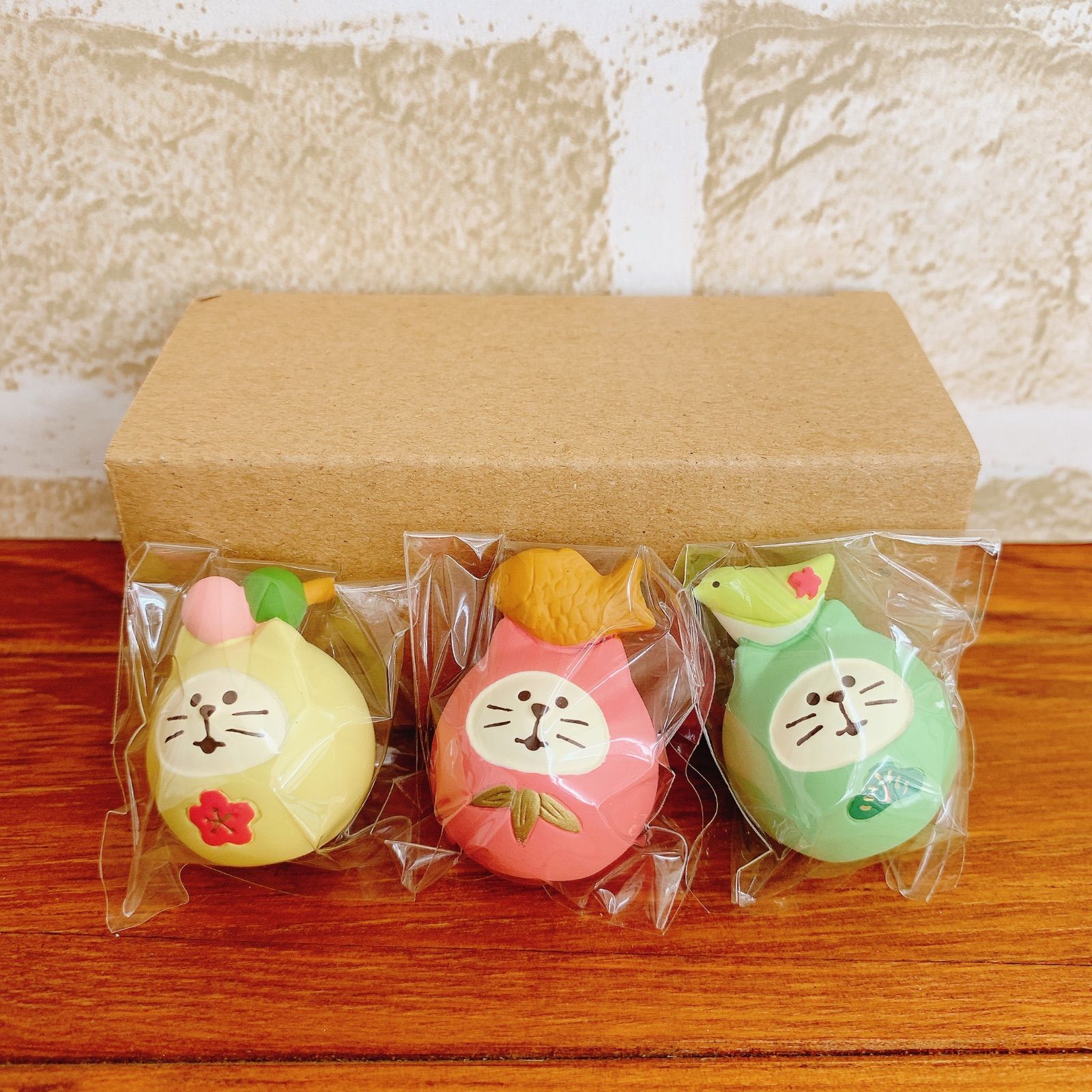 ひな祭り 雛飾り 猫のおひなさま 和菓子 ちび猫だるま デコレ 