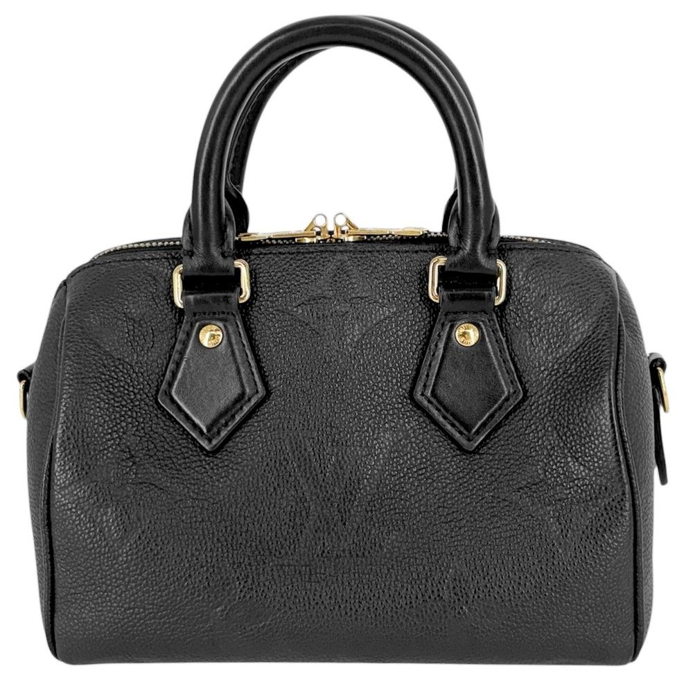 美品　LOUIS VUITTON 2Wayブラックハンドバッグ ルイヴィトン 2WAY レディース スピーディ・バンドリエール 20