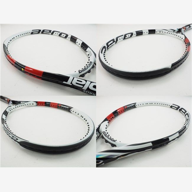 中古 テニスラケット バボラ アエロプロ ドライブ フレンチオープン 2012年モデル (G2)BABOLAT AERO PRO DRIVE FRENCH OPEN 2012 Babolat Aeropro Drive GT Roland Garros French Open 2012, 4 1