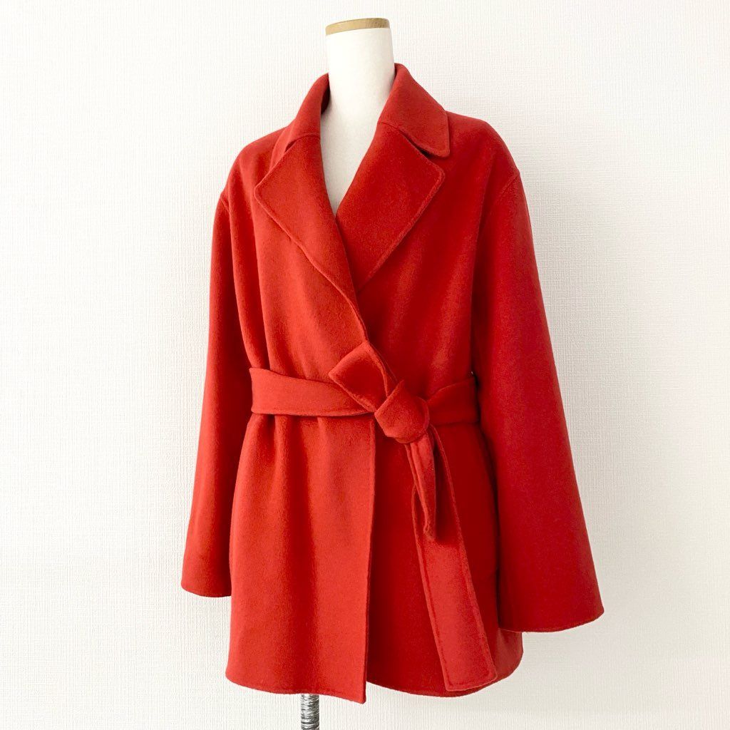 Ballsey トゥモローランド赤 ウールコートショート