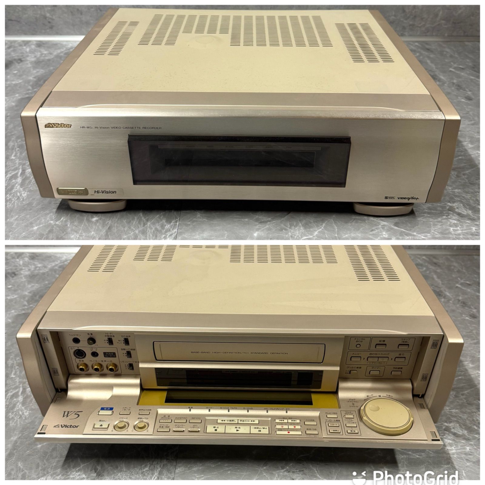 Victor ビクター HR-W5 高性能VHSビデオデッキ 希少モデル レトロ