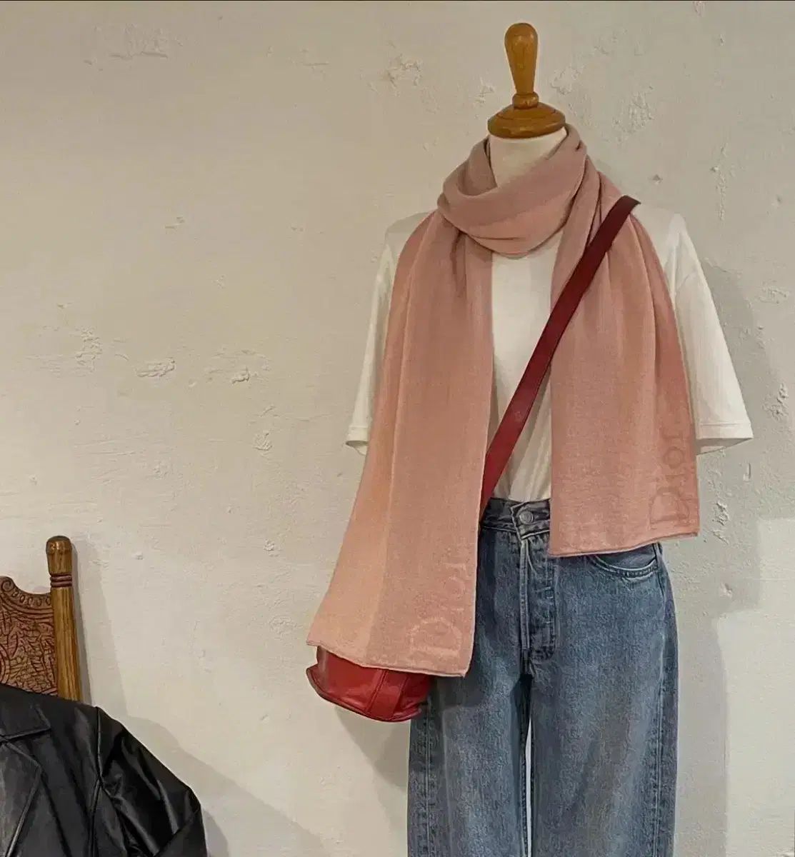 Christian Dior ヴィンテージ ディオール カシミア マフラー