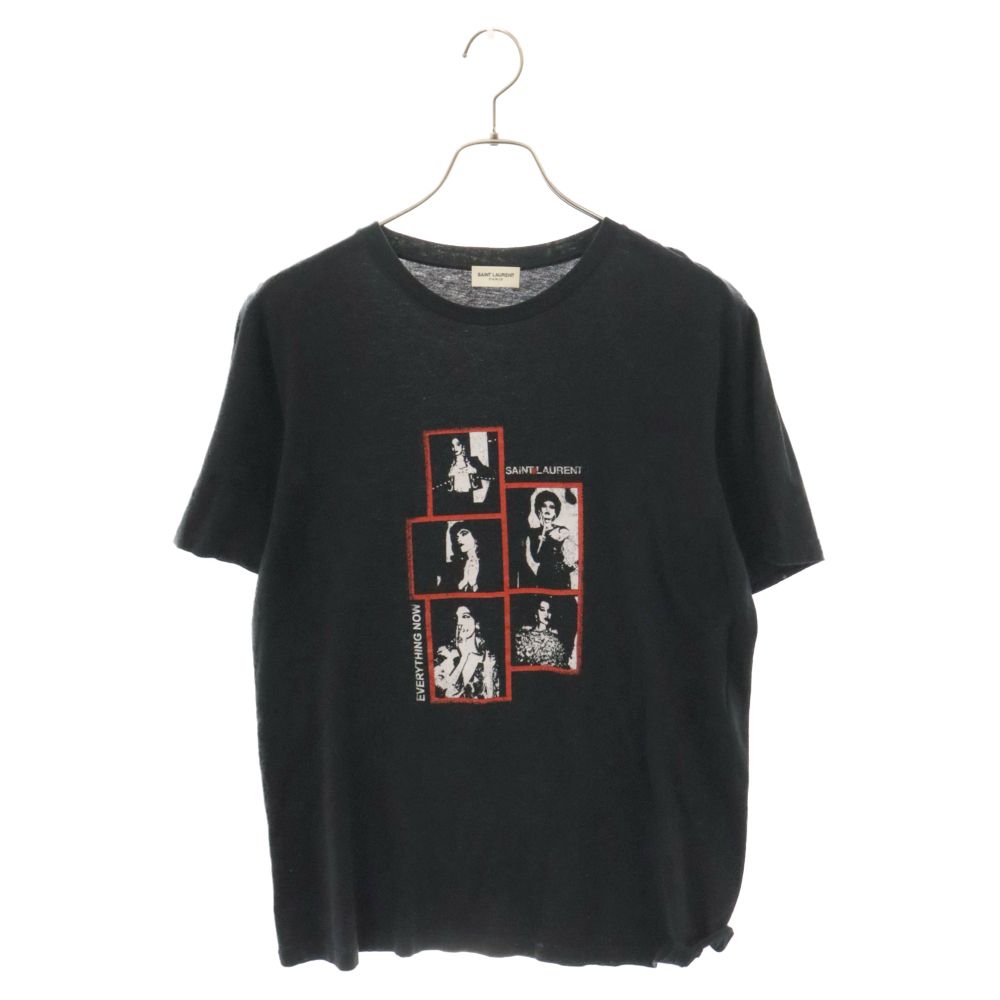 SAINT LAURENT PARIS (サンローランパリ) Everything Now 半袖 プリント Tシャツ ブラック 559732 -  メルカリ