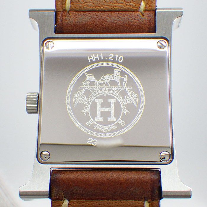 HERMES アナログ時計 シルバー/ブラウン P3260092.jpg?v=1742972357&