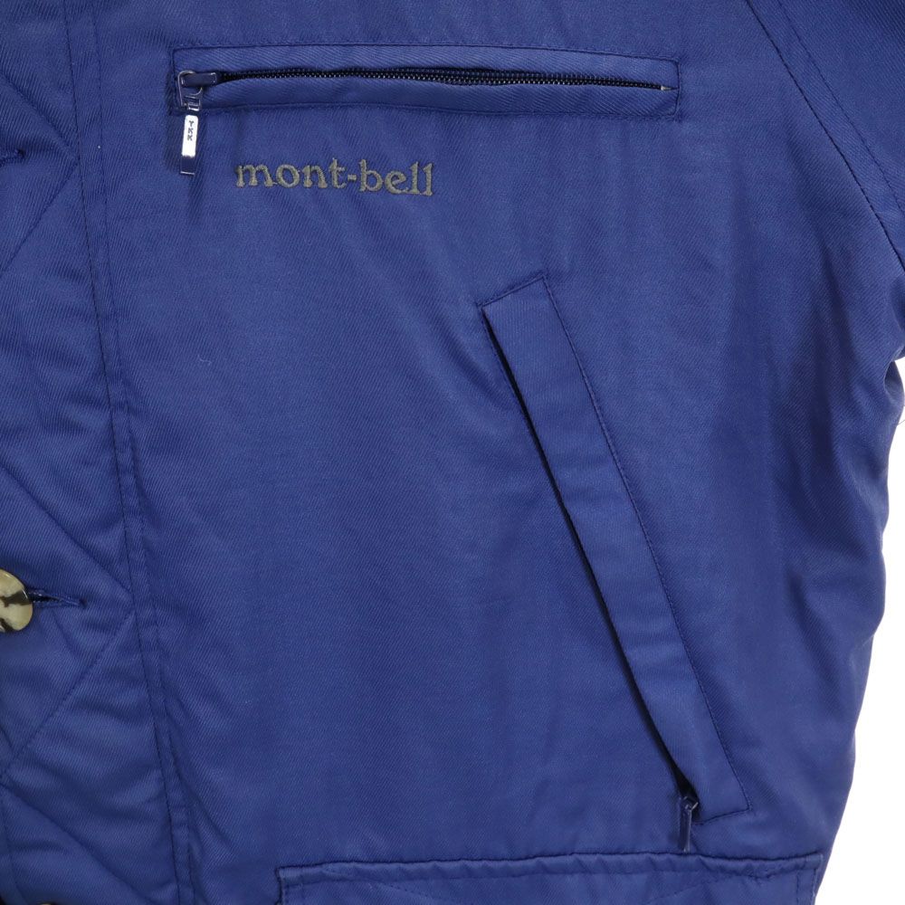 モンベル コート M 青紺 mont-bell アウトドア 裏フリース ポーラ 