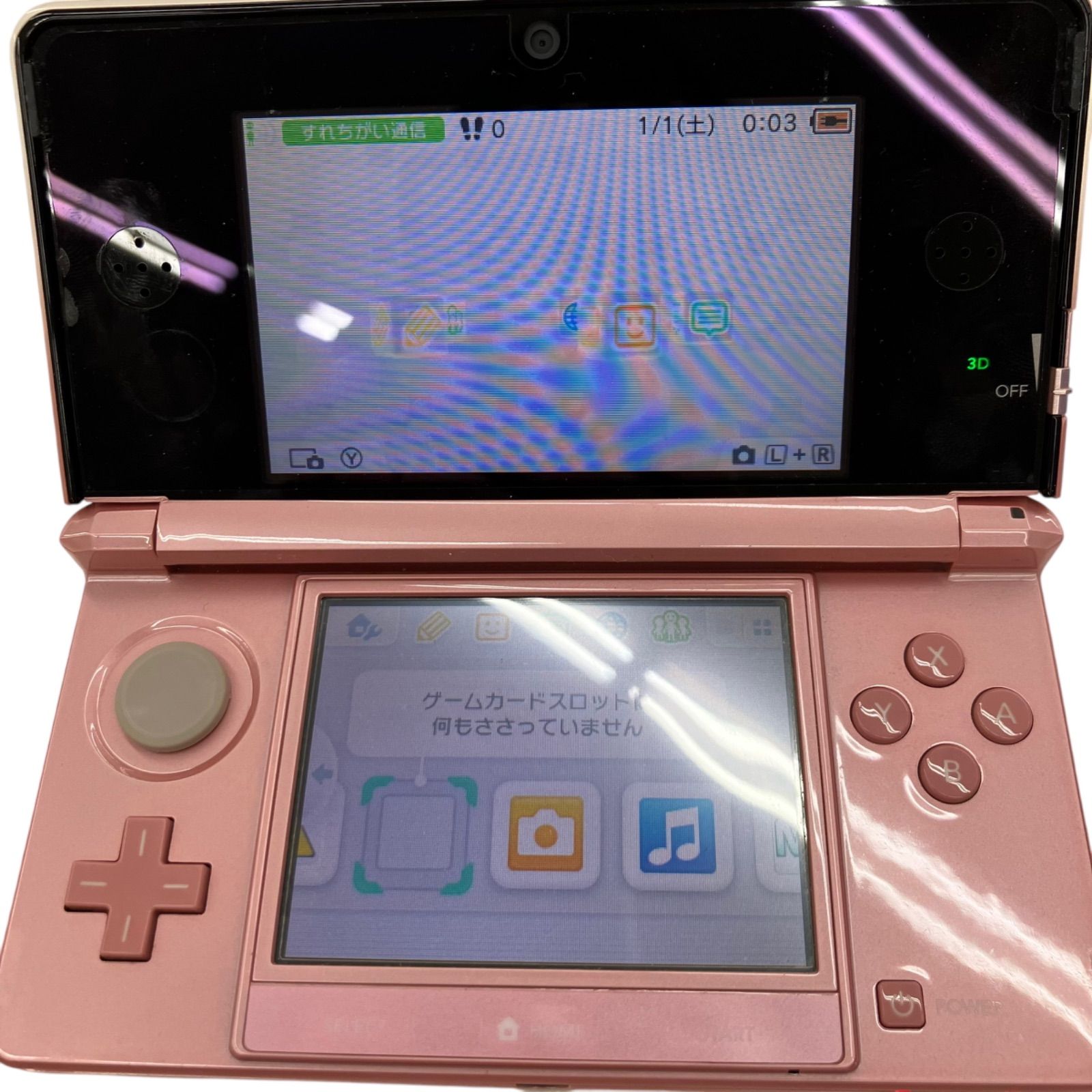 186000 現状品 Nintendo 任天堂 ニンテンドウ ニンテンドー3DS CTR-001  ミスティピンク [250819HM110121] 186000 現状品 任天堂 Nintendo 3DS 本体 CTR-001 ピンク 186000 現状