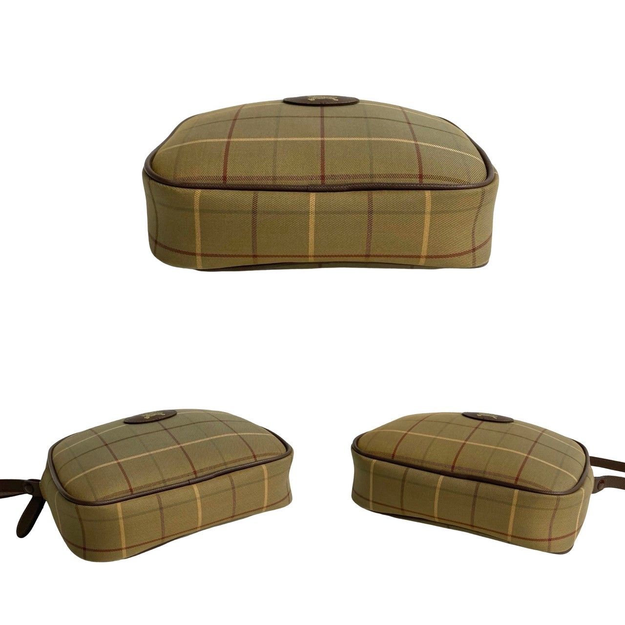 ほぼ未使用 BURBERRY バーバリーズ ヴィンテージ ノバチェック レザー