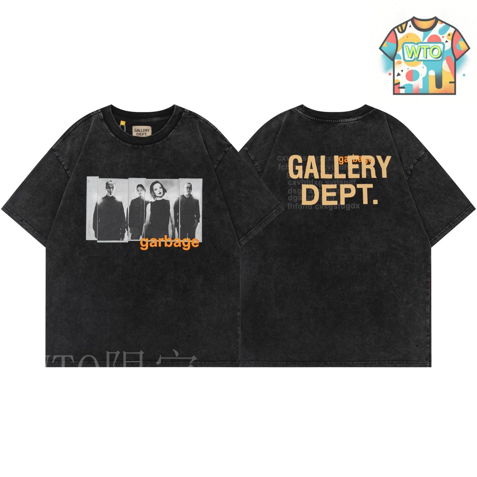 GALLERY DEPT.★Rush ダメージ加工 半袖Tシャツ 送関込み GALLERY DEPT.☆Rush ダメージ加工 半袖Tシャツ 送関込み