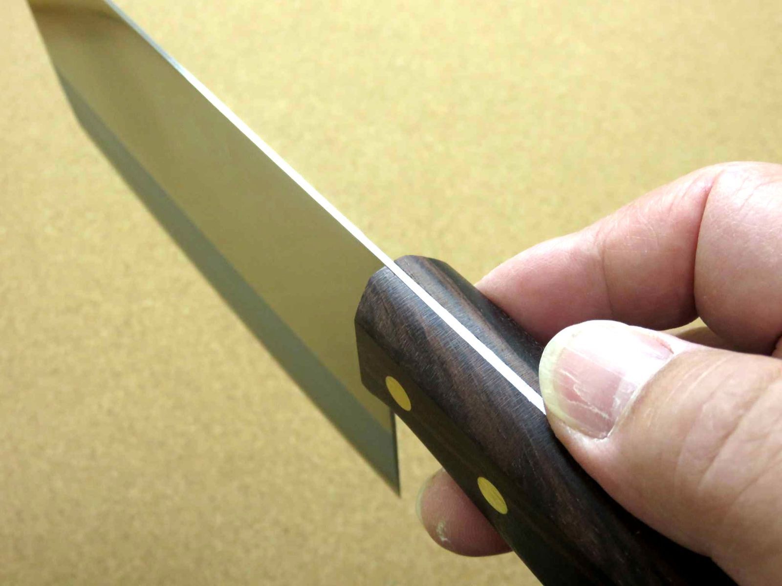 中華包丁 210mm 正広作 関の刃物 角大型 中厚 肉 魚 野菜切り 万能包丁 包丁 中華包丁 21cm (210mm) 正広 関の刃物 角大型 中厚 本割込三合鋼