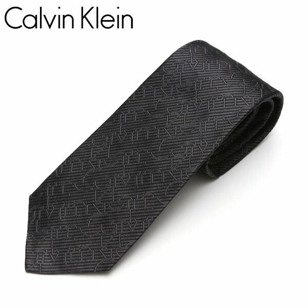 ネクタイ Calvin Klein カルバンクライン メンズ ブランドロゴ柄